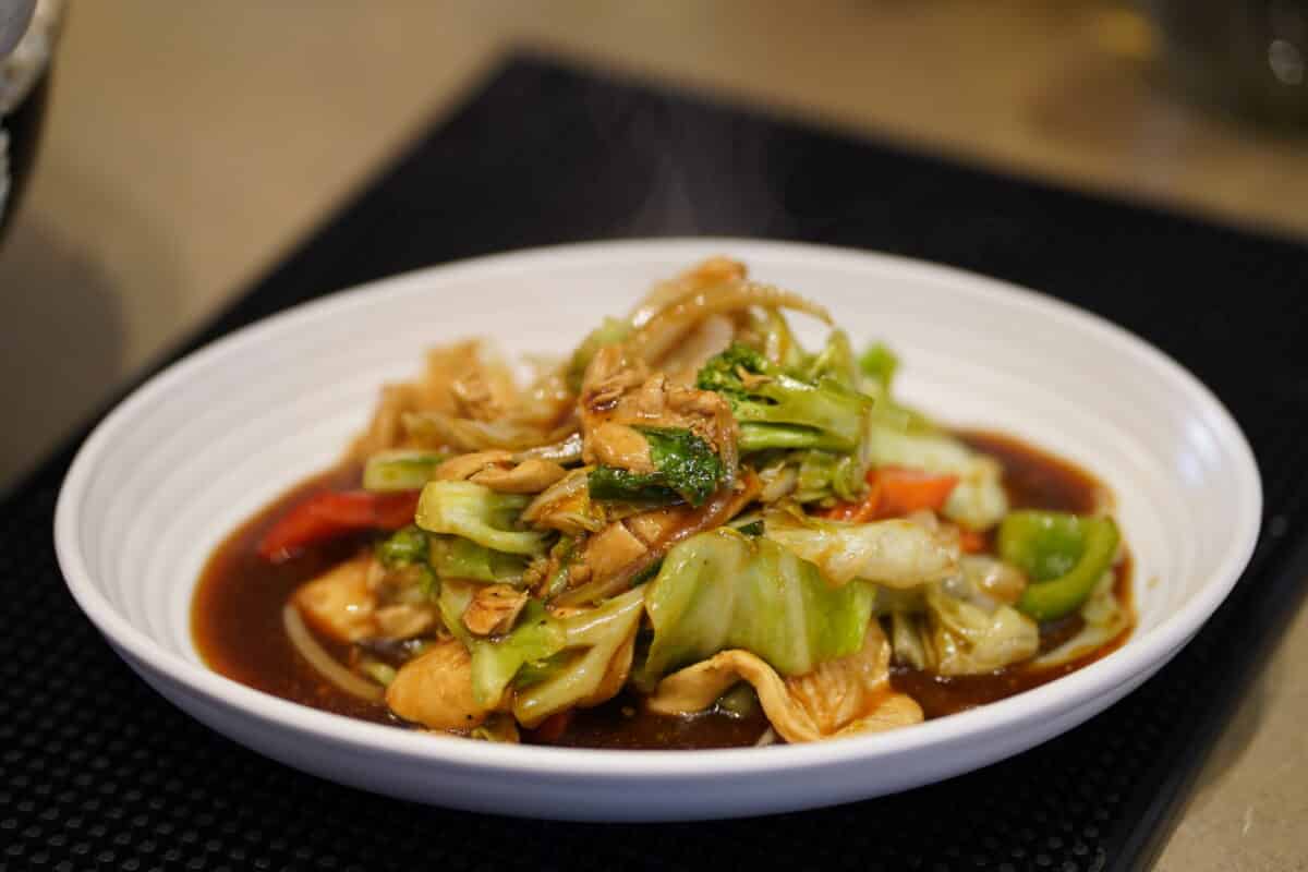Chicken Vegetable Oyster Sauce Thai House Yakima